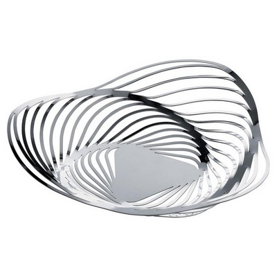 trinity fruit bowl in 18/10 stainless steel